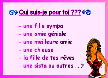 alors  dite tt !!!!!!!!!!!!!!!!!!