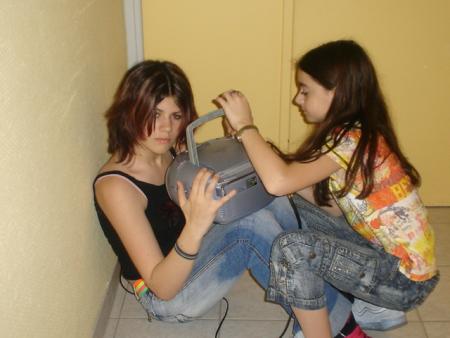 jeny& cloclo en plein repet